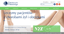 Desktop Screenshot of centrumflebologii.pl